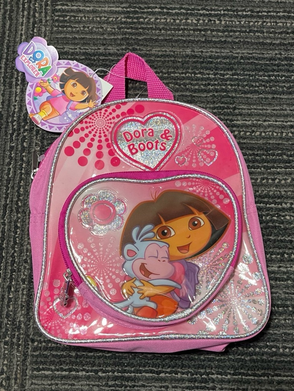 Nickelodeon Dora Hot Pink Kids Backpack with Tag